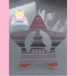 Diseño de Esfera Estrella con Pino