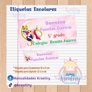 Etiquetas Escolares